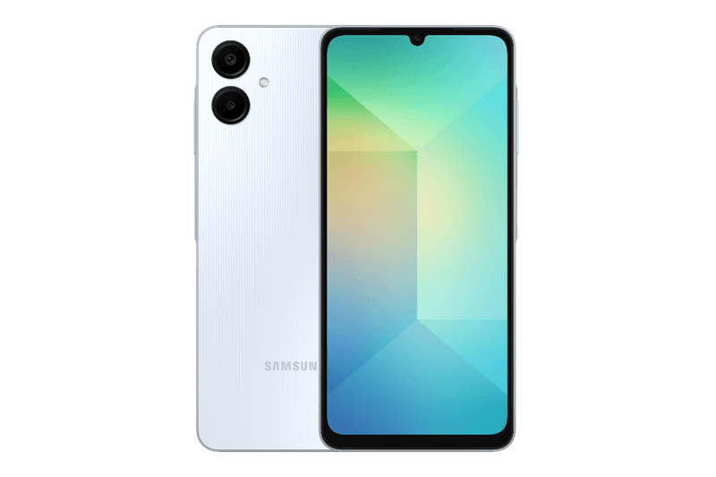 SM-A065F_Galaxy-A06_Light-Blue_Front