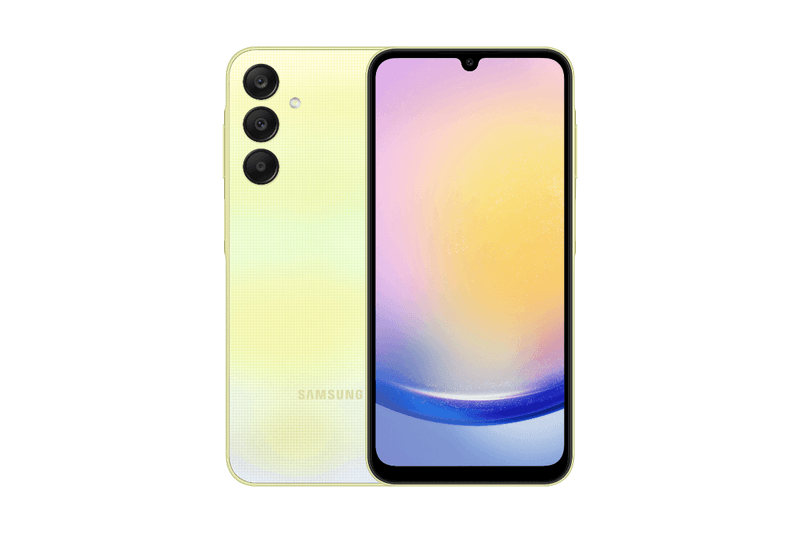 SM-A256B_Galaxy-A25-5G_Yellow_Front