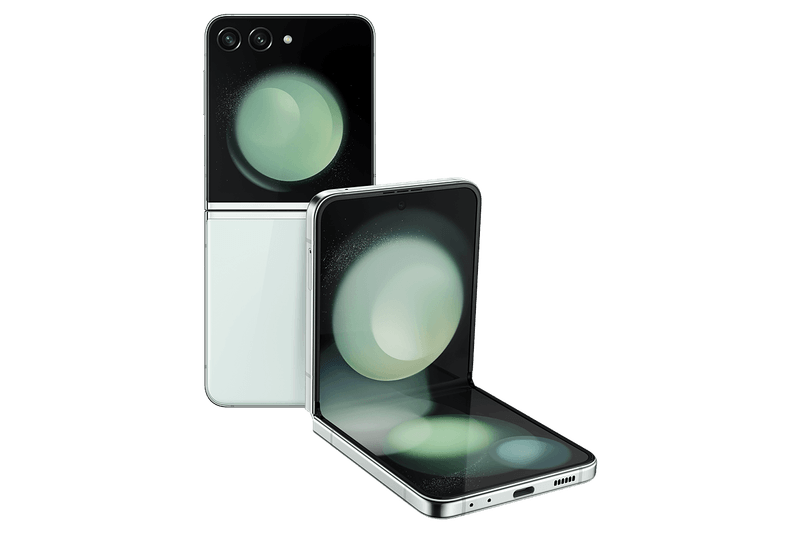 Celular-Samsung-Galaxy-Z-Flip5-512GB-Mints-back-y-front