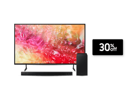 55'' Crystal UHD 4K DU7000 + Soundbar HW-B555/ZB