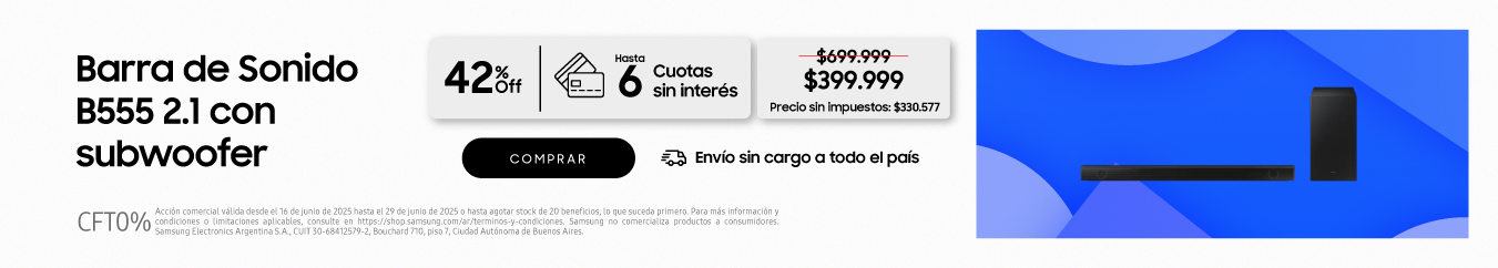 Texto en el lado izquierdo de la imagen "#YouMake ofertas para conectar con lo que más querés". Banner promocional de Microondas, hasta 8% off con bancos seleccionados, hasta 12 cuotas sin interés, Plan canje Samsung. A la derecha de la imagen 2 Microondas Samsung